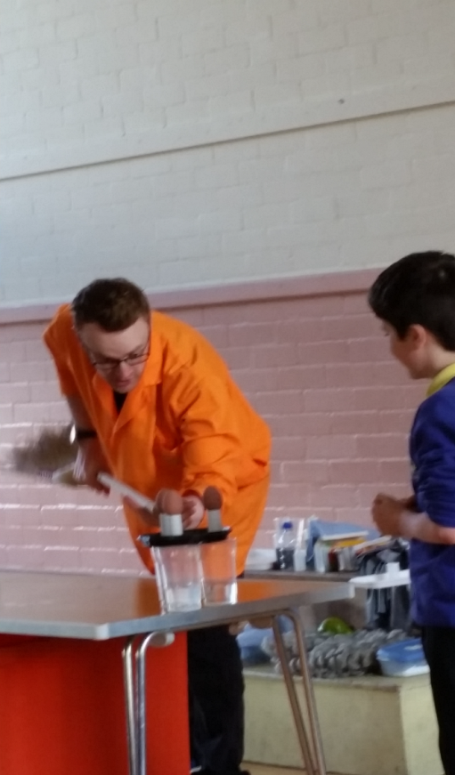 P5 and P6 enjoyed the W5 Science Show