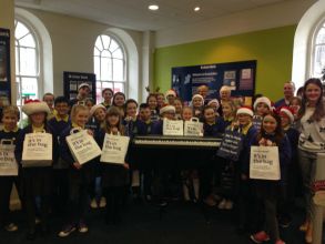 Holy Trinity School Choir Spread Chirstmas Cheer in Enniskillen