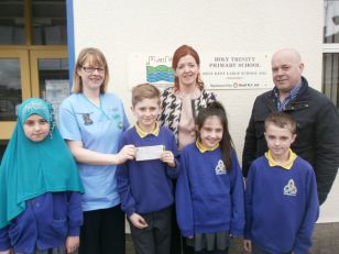 Holy Trinity Primary School fund raise to support their local community.