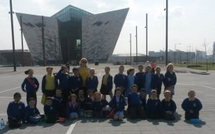 Ms Quigleys P5 Class visited the Titanic Quarter