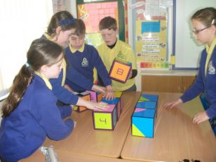 Mrs Daly\'s P7 class using Izac 9