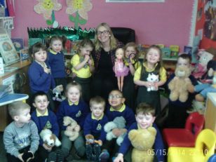 The preschool enjoyed a visit from Nurse Susan