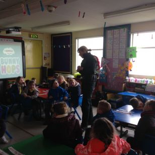 P1 meet a Fire Fighter and Police Lady